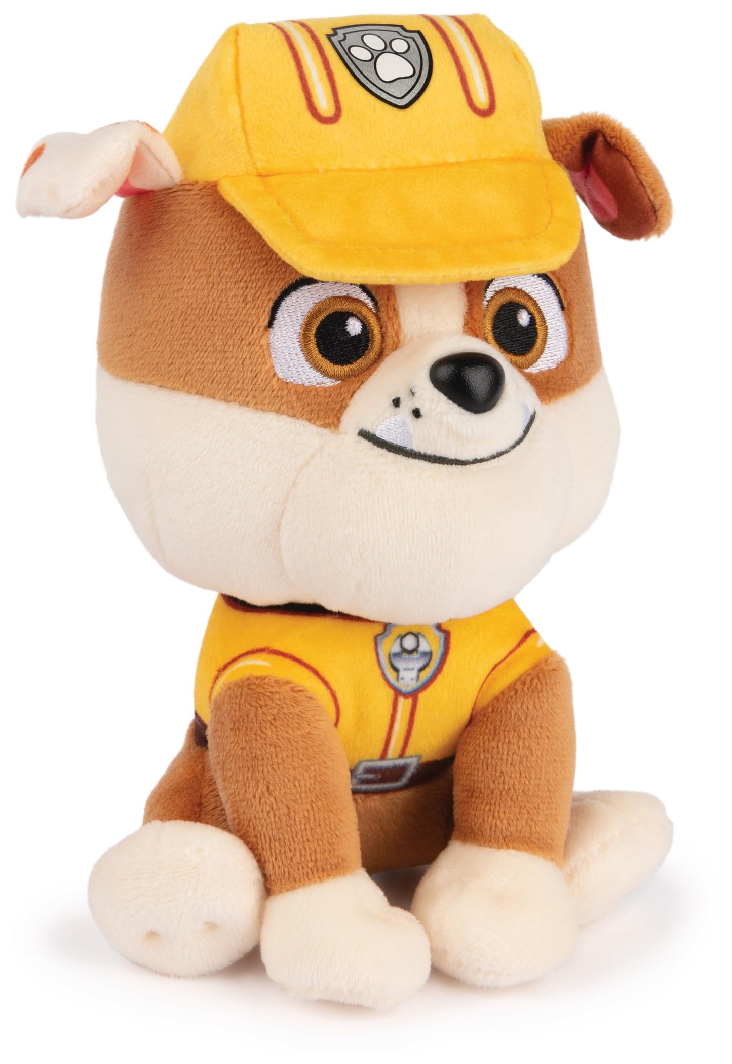 GUND Paw Patrol Rubble Plush Toy, 6"