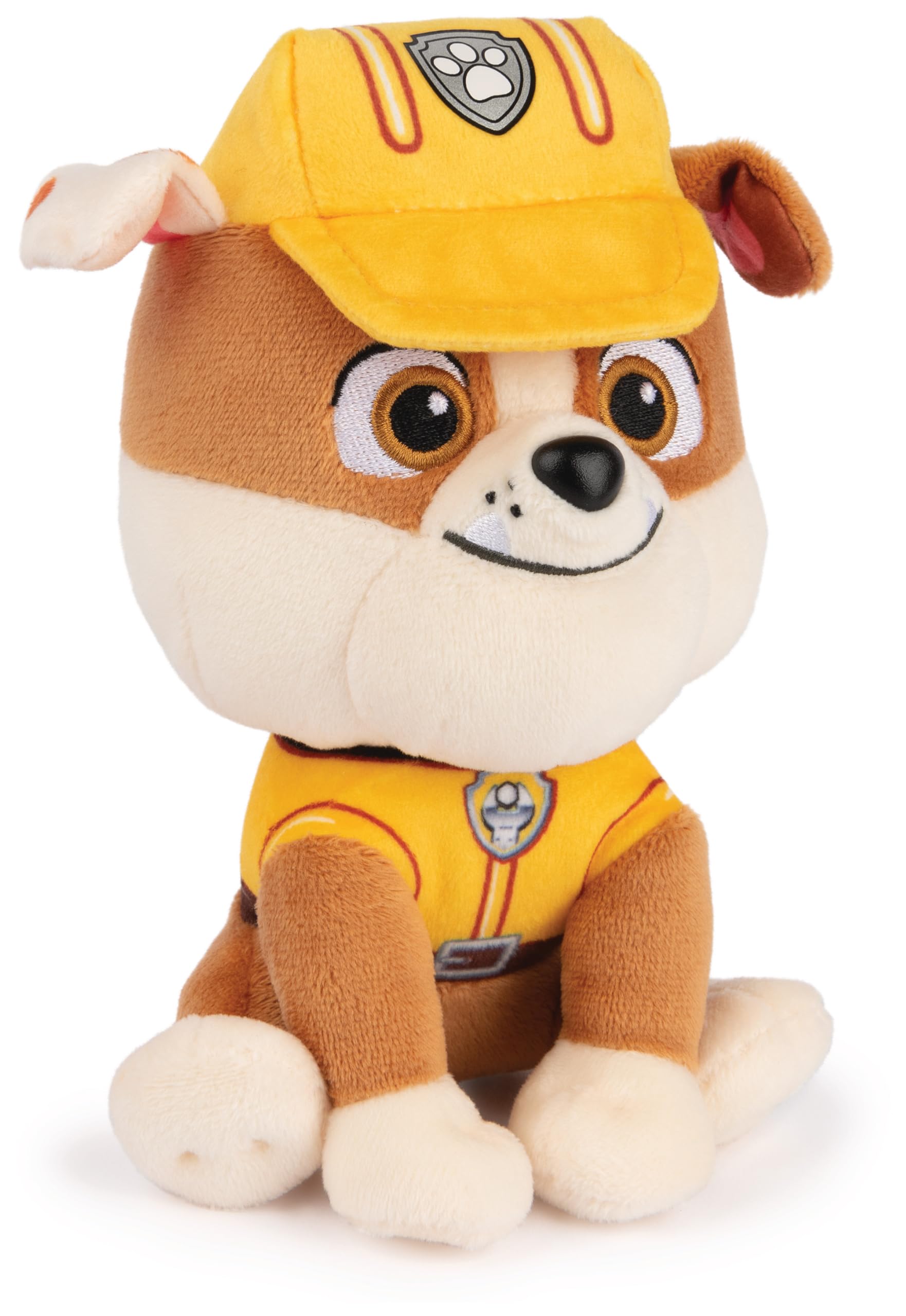 GUND Paw Patrol Rubble Plush Toy, 6"