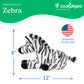 The Petting Zoo Zebra Stuffed Animal Plushie, Gifts for Kids, Earth Keeperz Wildlife Animals, Zoologee Zebra Plush Toy, 12 inches
