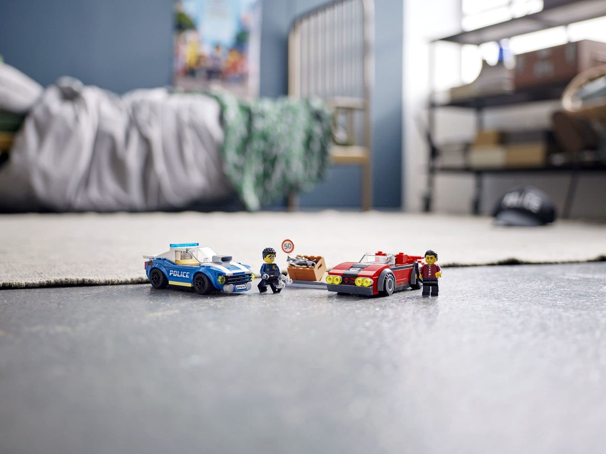 LEGO City Police Highway Arrest 60242 Police Toy, Fun Building Set for Kids (185 Pieces)