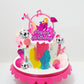26 PCS Music Cake Toppers Pink Birthday Cake Topper and Disco Cake Topper for Music Birthday Decorations Supplies (1)