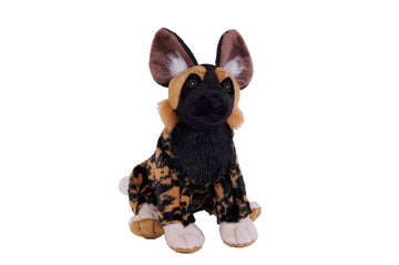 Wild Republic Cuddlekins Eco African Wild Dog Stuffed Animal - 12"