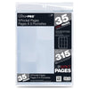 Ultra Pro - 9 Pocket Card Page, 35 Pages of Card Sleeves for Trading Card Binder, Clear