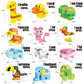 Animals Building Blocks Set, 122 Pieces Animal Building Toy Kit for Kids Ages 3 4 5 6 Years, Creative STEM Educational Preschool Toys for Toddlers