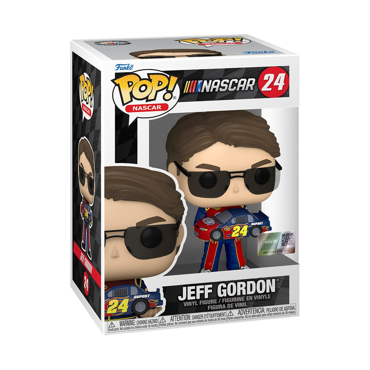 Funko POP! NASCAR: Jeff Gordon with Mini Car - Collectable Vinyl Figure - Gift Idea - Official Merchandise - for Kids & Adults - Sports Fans - Model