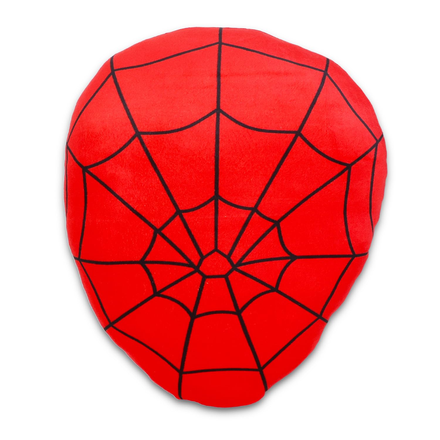 Spiderman Plush Pillow for Kids - Bundle with Decorative Spiderman Pillow for Bedroom, Bed, Couch, and More Plus Stickers | Spiderman Room Decor