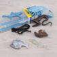 Liberty Imports 7 PCS Deep Sea Creatures Mini Figurines Set - Prehistoric Ocean Plastic Ancient Marine Animal Figures, Party Decoration Montessori