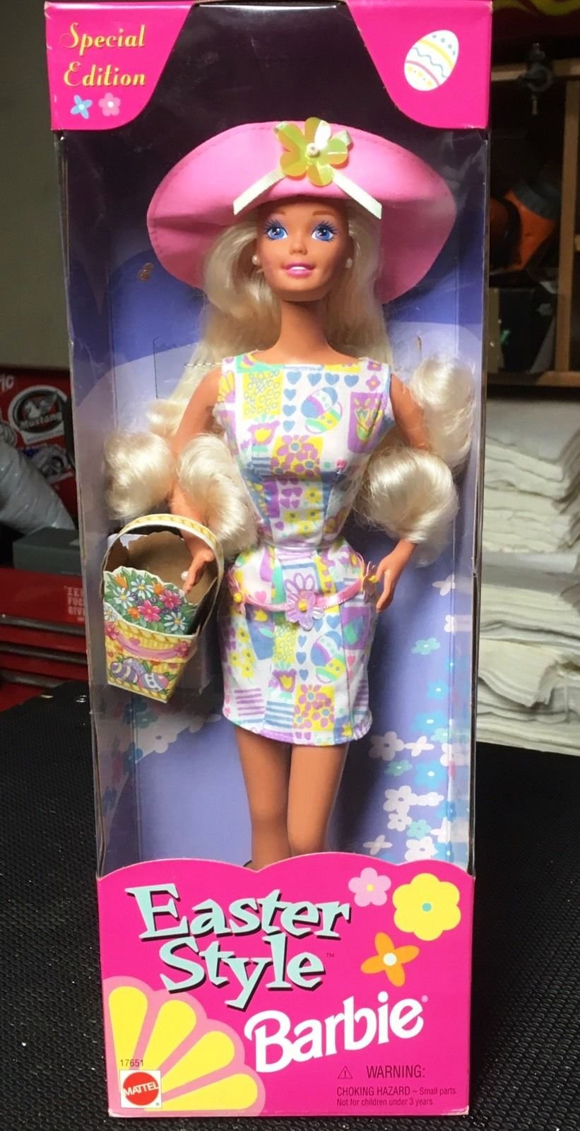 Easter Style Barbie Doll Mattel #17651 1997
