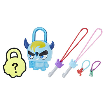 Hasbro Lock Stars Blue Horned Monster