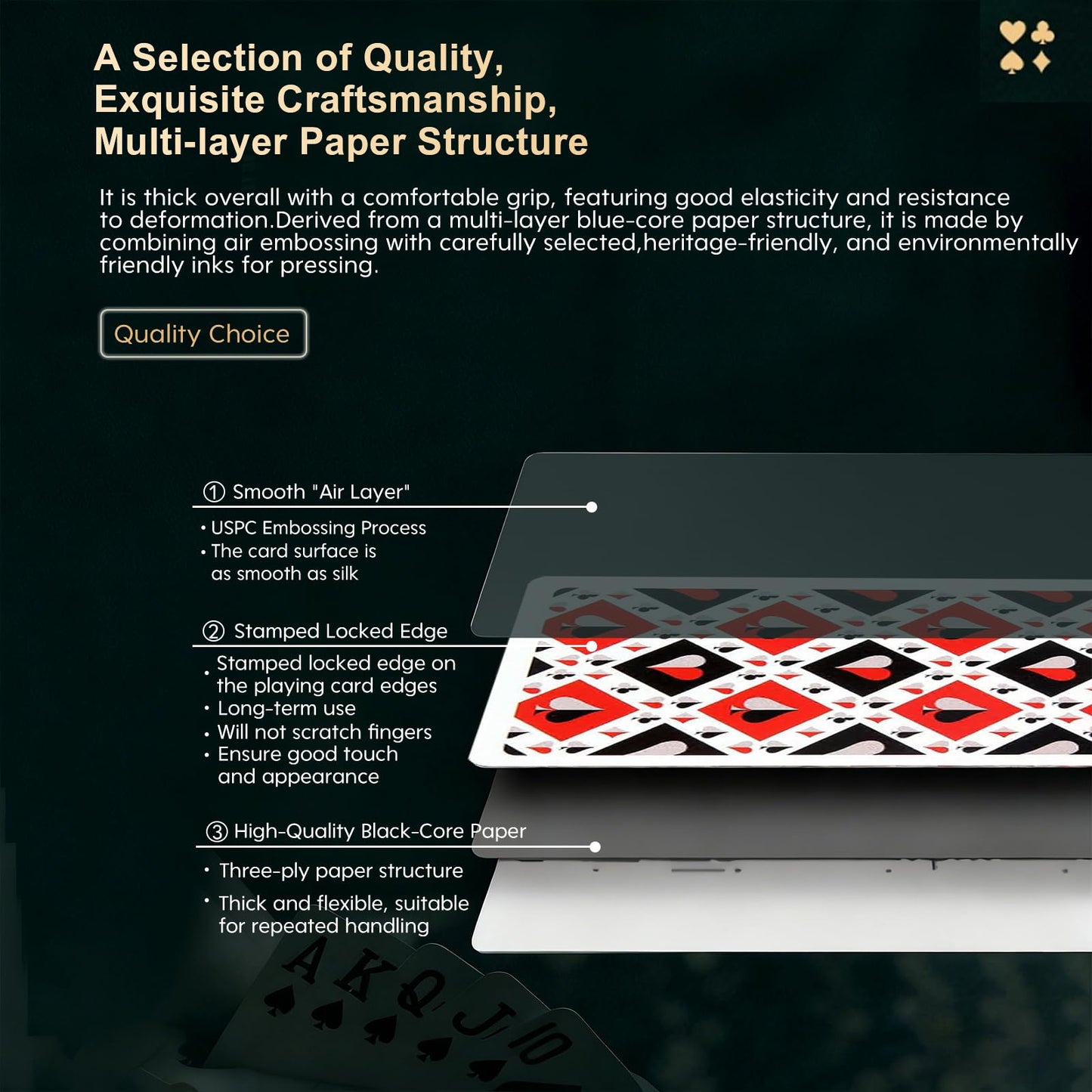 2 Pack Large Print Playing Cards - Low Vision Easy to Read Deck, Large Font Poker Cards for Seniors & Visually Impaired Adults, Large Print Playing