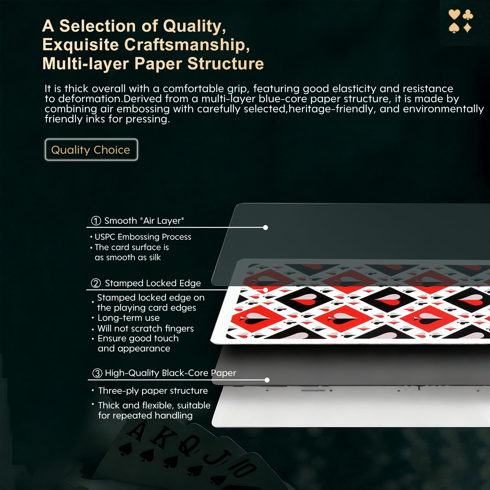 2 Pack Large Print Playing Cards - Low Vision Easy to Read Deck, Large Font Poker Cards for Seniors & Visually Impaired Adults, Large Print Playing