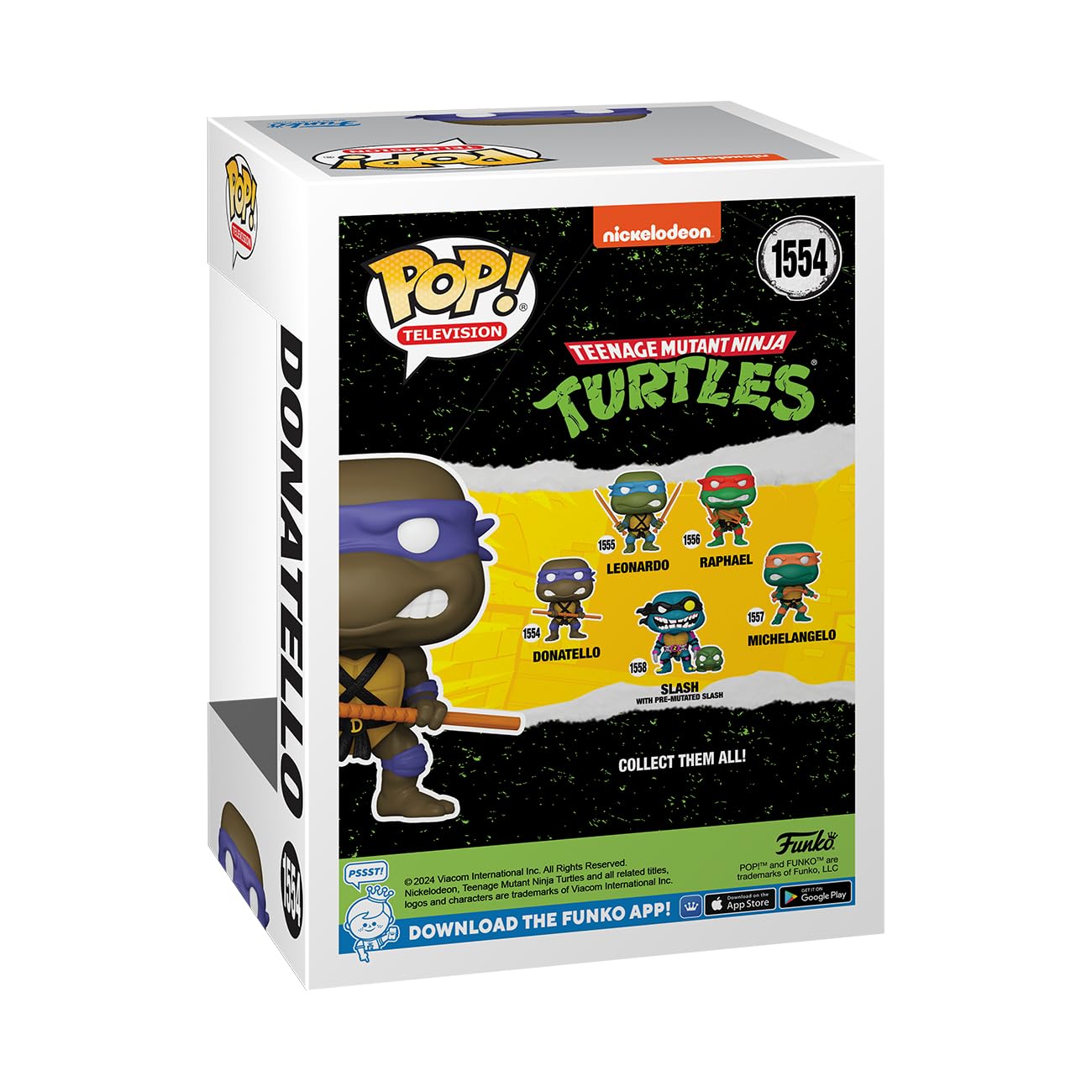 Funko POP! TV: Teenage Mutant Ninja Turtles (TMNT) - Donatello - Collectable Vinyl Figure - Gift Idea - Official Merchandise - for Kids & Adults - TV