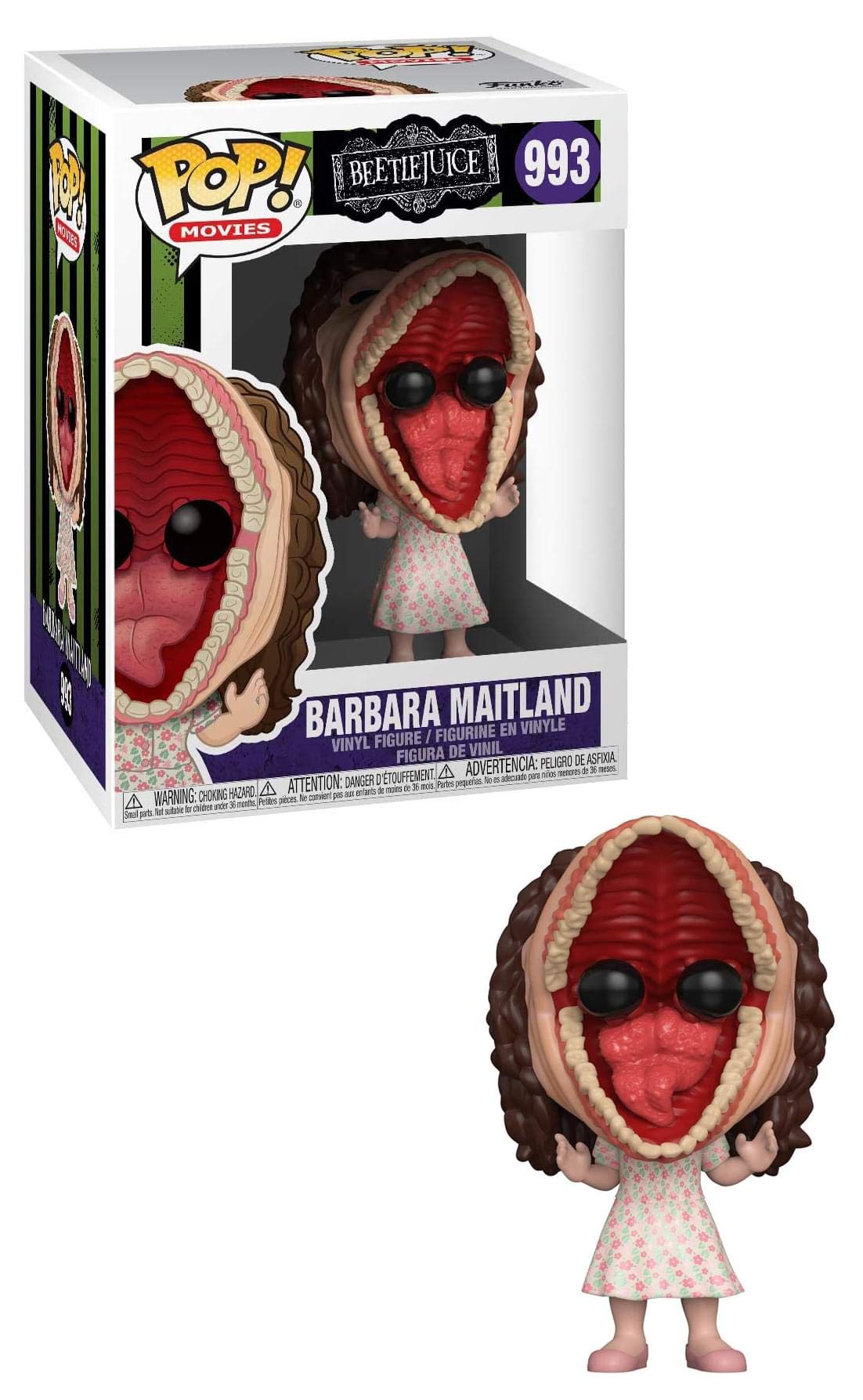 Funko POP Movies: Beetlejuice- Barbara Transformed, Multicolor, 3.75 inches
