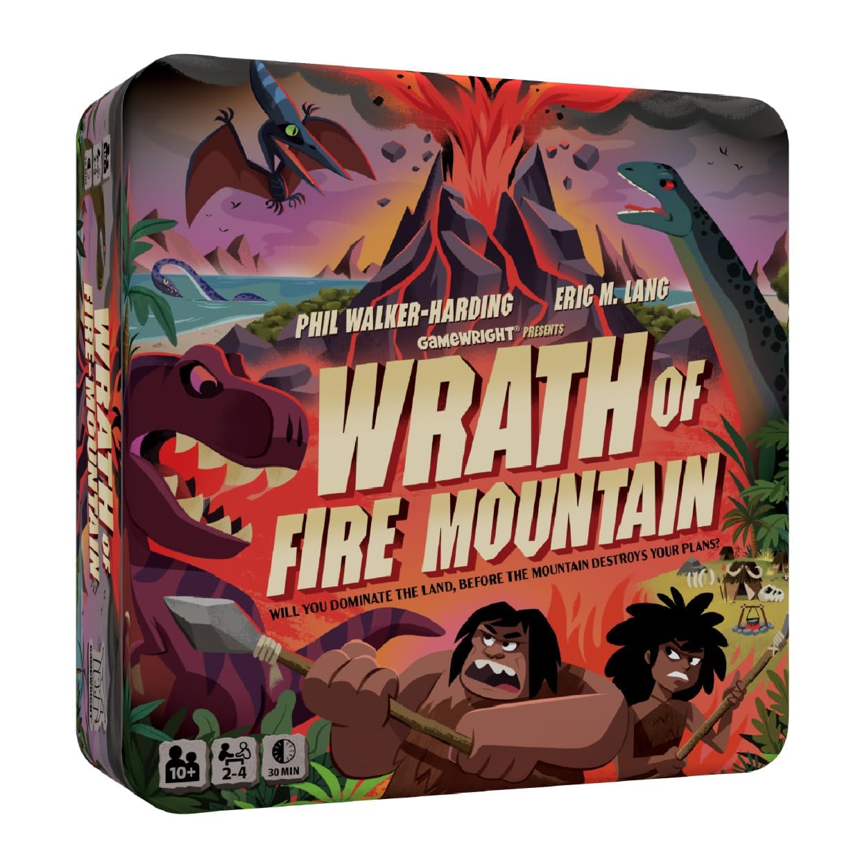 Gamewright - Wrath of Fire Mountain - Board Game - Will You Dominate The Land