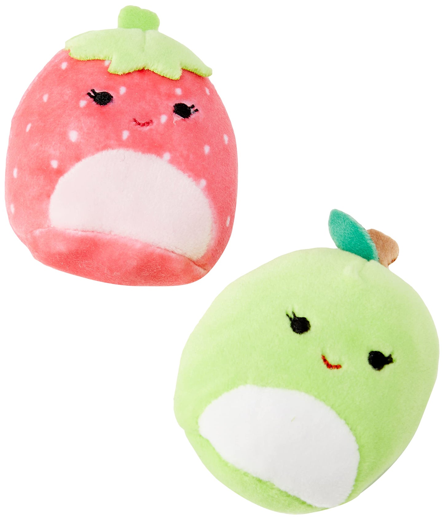 Squishville Squishmallows Mystery Mini Plush Fruit Squad, Six 2” Soft Minimallow Fruit Plush, Irresistibly Soft Colourful Fruits, Mini Peach
