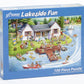 Vermont Christmas Company Lakeside Fun Jigsaw Puzzles for Kids - 100 Piece Interlocking Puzzle for Kids and Seniors - Large, Thick, Durable Puzzles