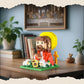 Vziimo Jesus and Flowers Building Set, Little Jesus Figurines with Sunflower, Sheep & LED Halo, Christian Toys Gifts for Adults, Teens Age 14+ (689
