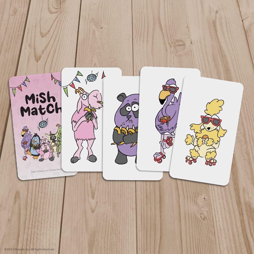 Mish Match | Fast Paced Party Game for 2-8 Players | Ages 8+ | Card Game for Family Night Fun