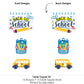Big Dot of Happiness Back to School - First Day of School Classroom Decorations and Centerpiece Sticks - Table Toppers - Set of 15