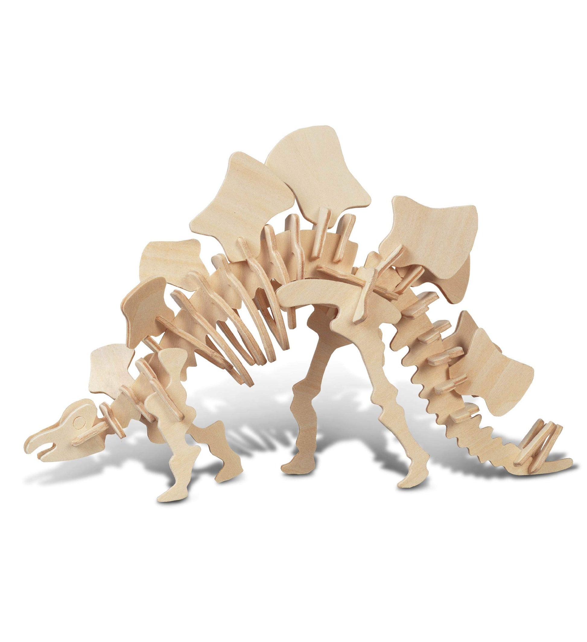 Puzzled Stegosaurus Dinosaur 3D Woodcraft Construction Kit