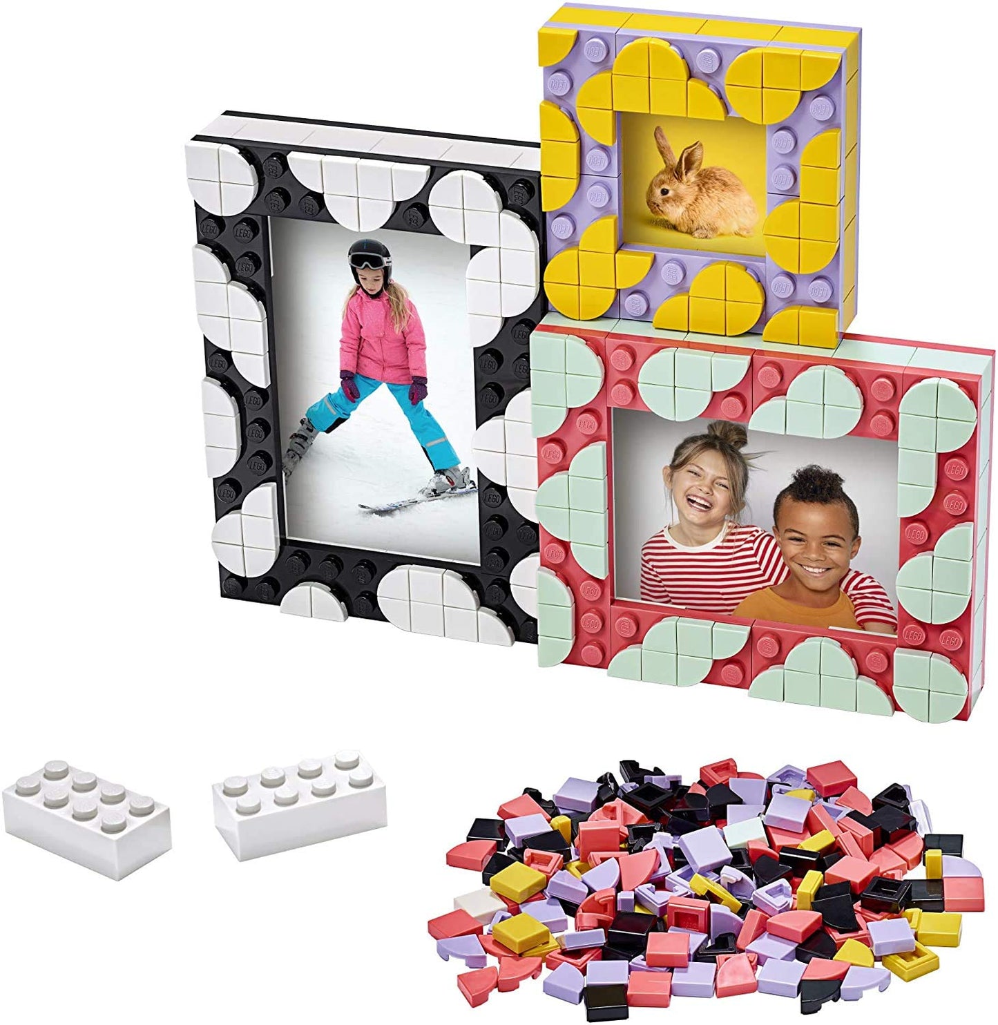 LEGO DOTS Creative Picture Frames 41914 DIY Creative Craft Decorations Kit for Kids, Makes a Great Gift for Kids Who Like Doing Crafts at Home and Fun