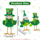 PHKCOCOC St. Patrick's Day Featherly Friends Plush Bird Decorations - Perfect Home Decor for St. Patrick's Day