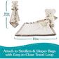 GUND Baby Angel Bear Lovey, Spiritual Teddy Bear Blanket Made from Recycled Materials, Plush Lovey for Babies and Newborns, White, 12”