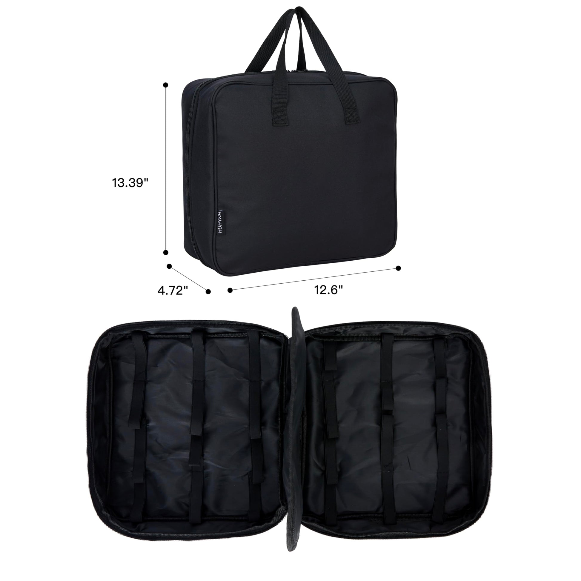 HUHYNN Carrying Case for 24 Monster Jam Trucks, Kid Toy Truck Storage and Organizer for Monster Jam Trucks, Holding for 1:64 Scale Monster Jam