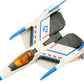 Mattel Disney and Pixar Lightyear Hyperspeed Series, Buzz Lightyear Mini Action Figure & XL-12 Spaceship, 6.2-inch Spaceship