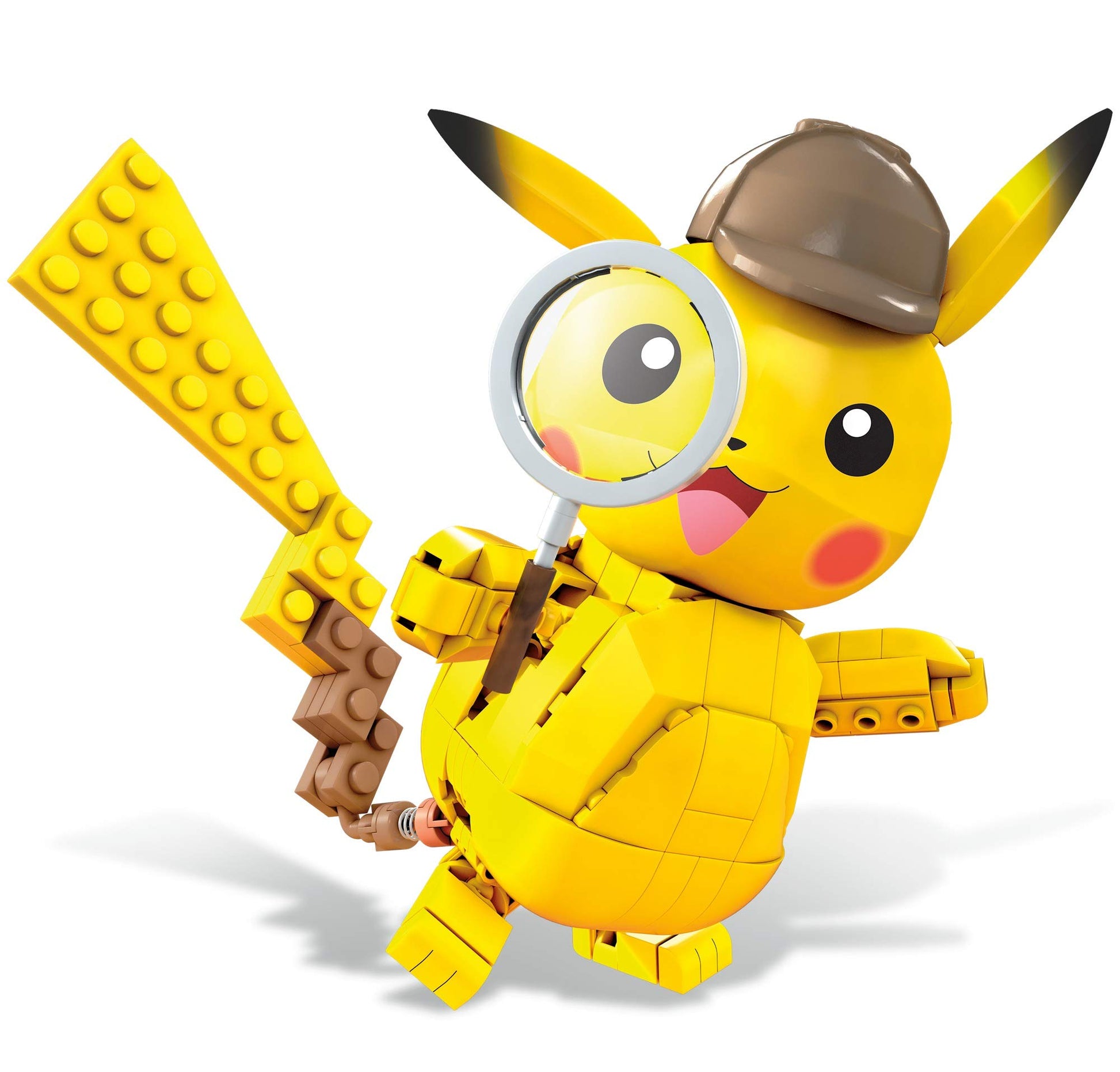 Mega Construx Pokemon Detective Pikachu Detective Pikachu Construction Set with Character Figures, Building Toys for Kids (271 Pieces)