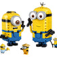 LEGO Minions: Brick-Built Minions and Their Lair (75551) Building Kit for Kids, Great Birthday Present for Kids Who Love Minion Toys and Kevin, Bob