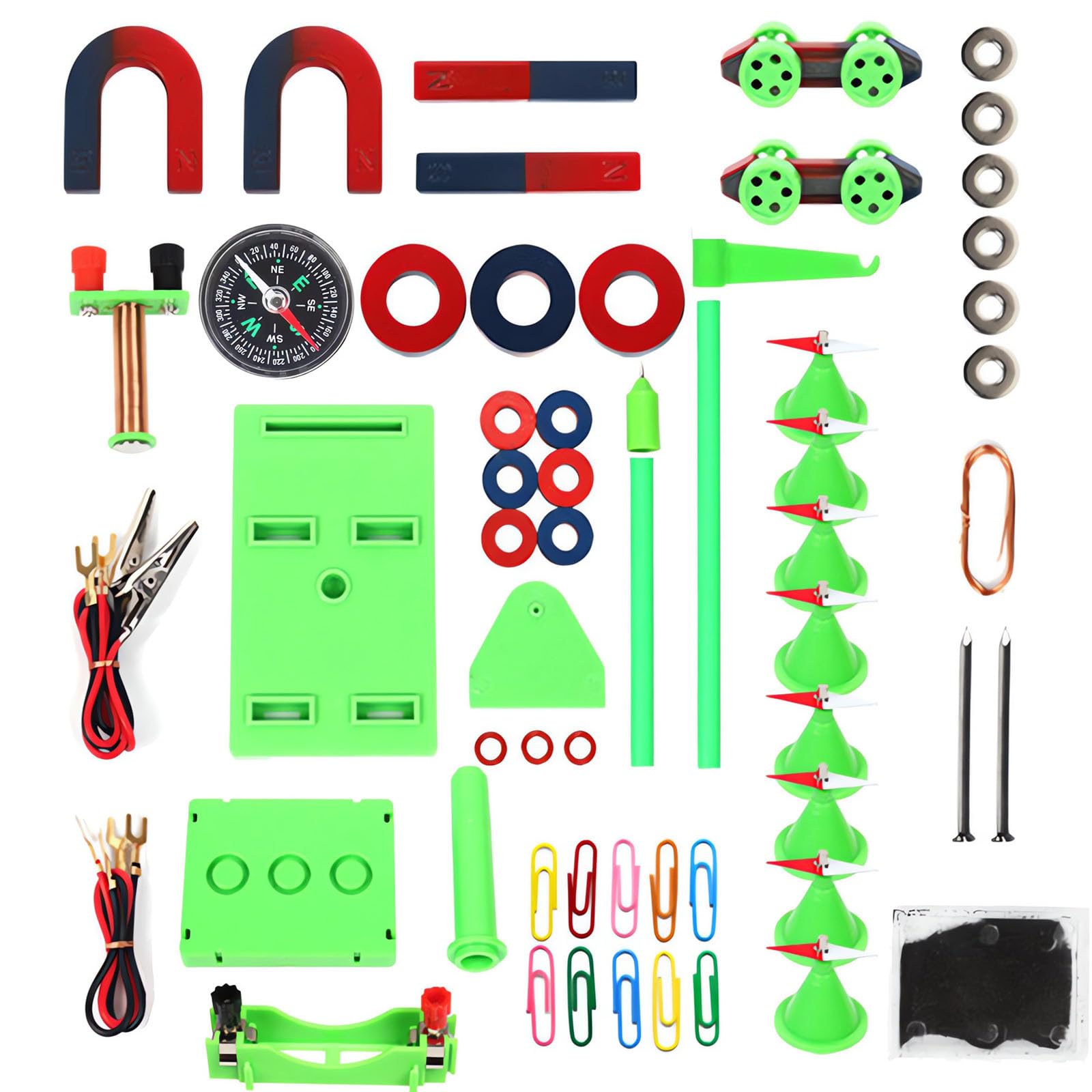 Magnetic Science Kit Physics Electromagnet Experiment Lab Magnets for Kids