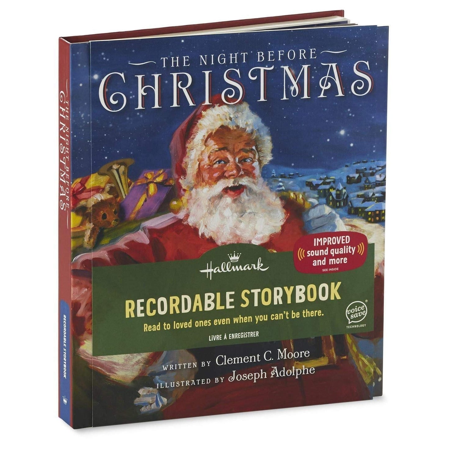 Hallmark The Night Before Christmas Recordable Storybook Recordable Storybooks Santa Claus Juvenile Fiction