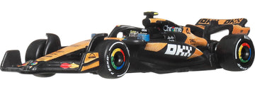 Hot Wheels 1:64 Scale Premium Die-Cast Formula 1 Collectible Toy Race Car with Real Riders Tires & Metal/Metal Body & Chassis