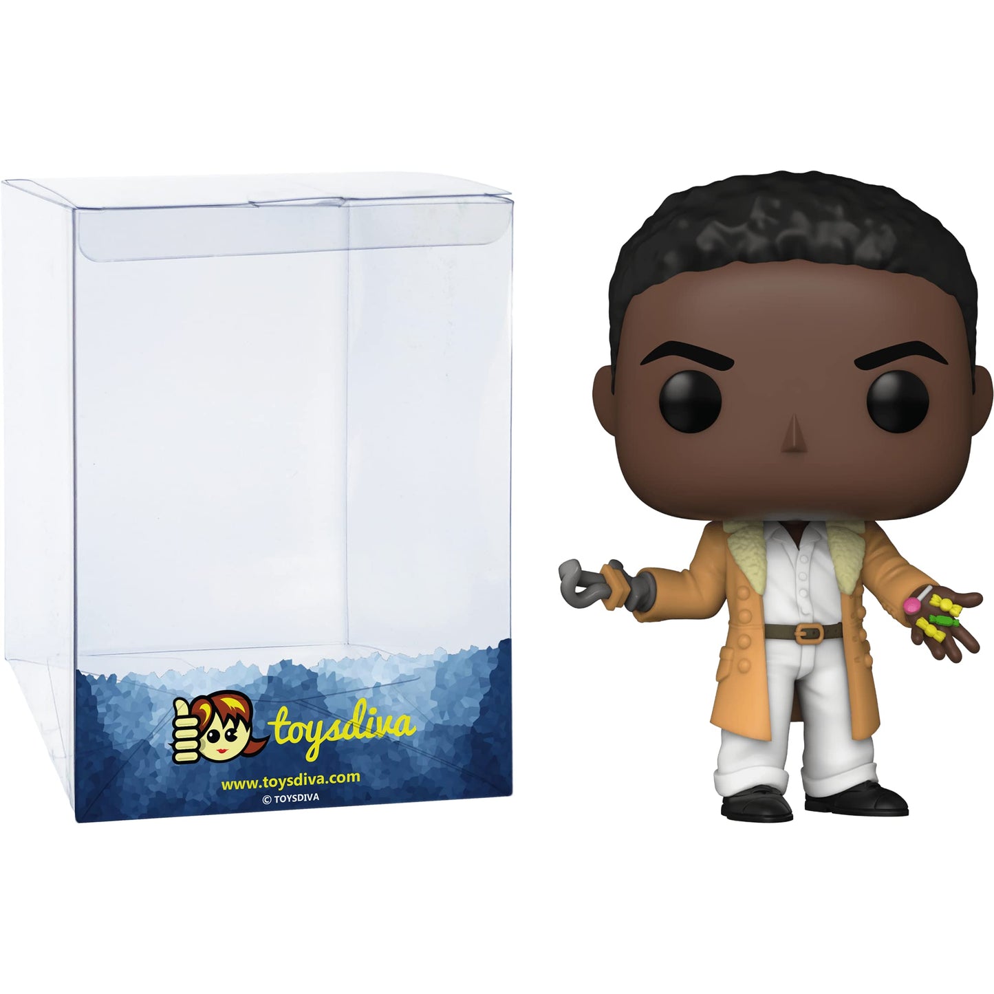 Funko Sherman Fields: P o p ! Movies Vinyl Figurine Bundle with 1 Compatible 'ToysDiva' Graphic Protector (1159-57925 - B)