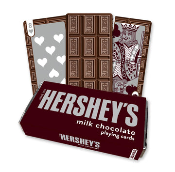 Aquarius Hershey’s Chocolate Bar Premium Playing Cards - Hershey's Themed Deck of Cards for Your Favorite Card Games - Officially Licensed Hershey's