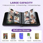 Photocard Binder 4 Pocket with 50 Sleeves up to Hold 400 Cards,Portable Collection Card Ablum for Army Fans Boys and Girls