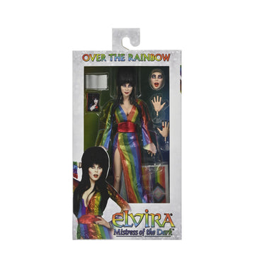 NECA Elvira - 8" Clothed Figure - Somewhere Over the Rainbow Elvira (Pride)