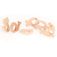 IoF 12 Pcs Teething Toys for Babies, Natural Wooden Teething Rings Baby Teether Chew Toys for Infant Toddler Teethers Crackers Animal Set Pain Relief