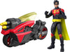 Mattel DC Premier 6.5in Robin Figure & Cycle Vehicle