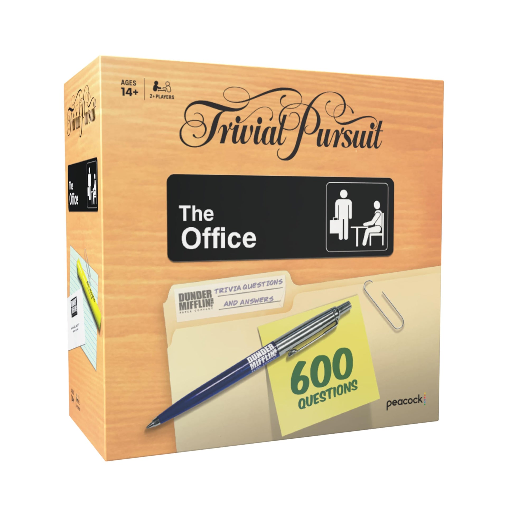 Trivial Pursuit: The Office, Quick Play Edition Trivia Game, Test Your Knowledge of the Dunder Mifflin Team with 600 Questions in 6 Categories