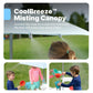 Step2 Sunshine Springs Splash Water Table with CoolBreeze Misting Canopy, Kids Outdoor Water Play Table with Umbrella for Toddlers and Preschoolers, 8
