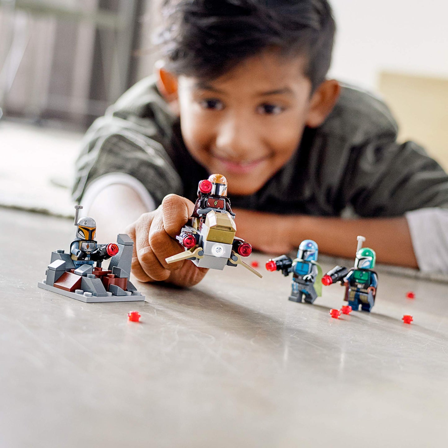 LEGO Star Wars Mandalorian Battle Pack 75267 Mandalorian Shock Troopers and Speeder Bike Building Kit; Great Gift Idea for Any Fan of Star Wars: