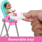 Barbie Skipper Doll & Playset with Accessories, Babysitting Set Themed to Mealtime, Color-Change Toy Play