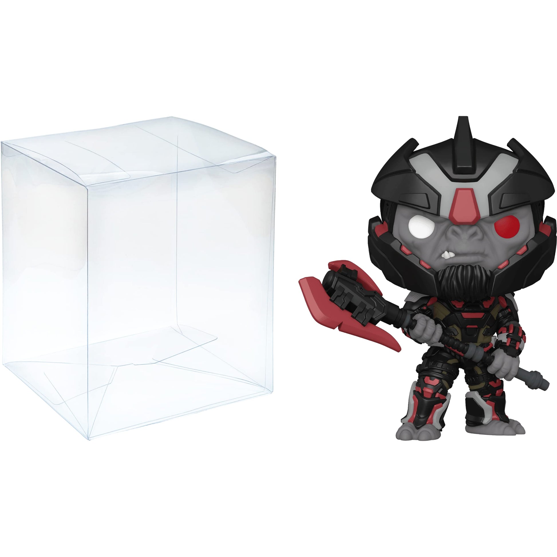 Funko Escharum with Gravity Axe: P o p ! Games Vinyl Figurine Bundle with 1 Compatible Protector (022-59339 - B)