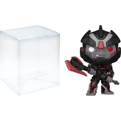 Funko Escharum with Gravity Axe: P o p ! Games Vinyl Figurine Bundle with 1 Compatible Protector (022-59339 - B)