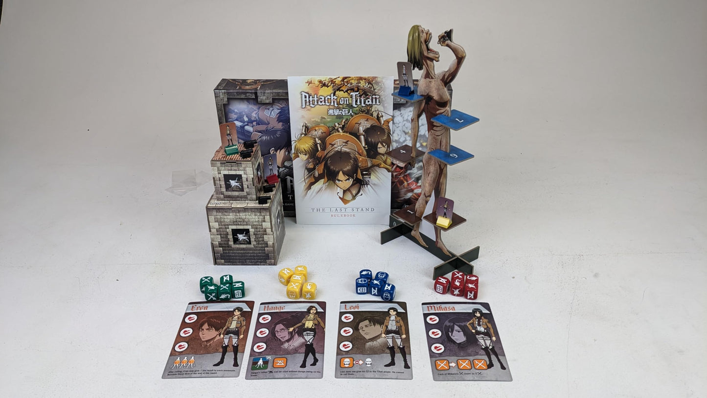 Japanime Games Attack on Titan: Last Stand Board Game | from The Creator of 7 Wonders Duel | Become a Titan or Team up to Take It Down | 2-5 Players |