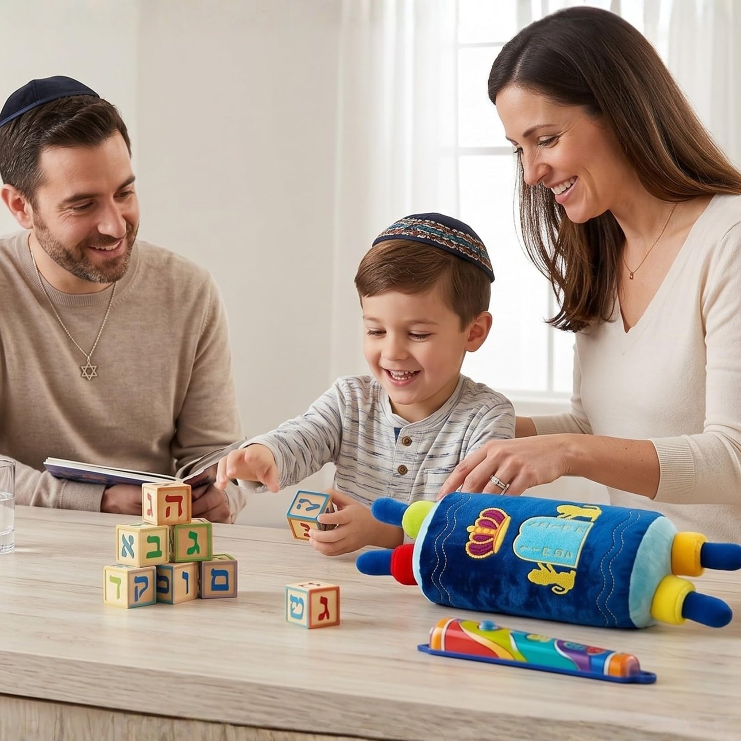 Rite Lite My Soft Torah Plush Toy Shabbat Gifts Educational Judaica Shabbos Hebrew Simchat Jewish Gifts Fun & Educational Party Favors | Ideal