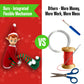 The Original Elf 12" Plush Christmas Elf Doll - Poseable Shelf Sitter with Flexible Dangling Legs - Perfect for Christmas Decorations, Toy Elf