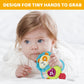 KiddoLab Musical Caesar Teething Toy for 3 Months and Up - Baby Teether, Rattle & Musical Toy with Lights & Fun Sound Effects - Baby Hanging Toy